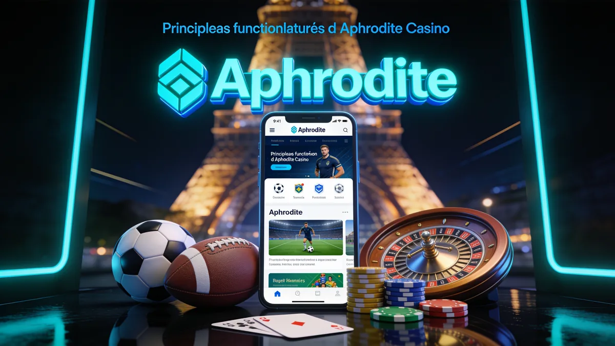 aphrodite casino en France — Principales fonctionnalités d'Aphrodite Casino